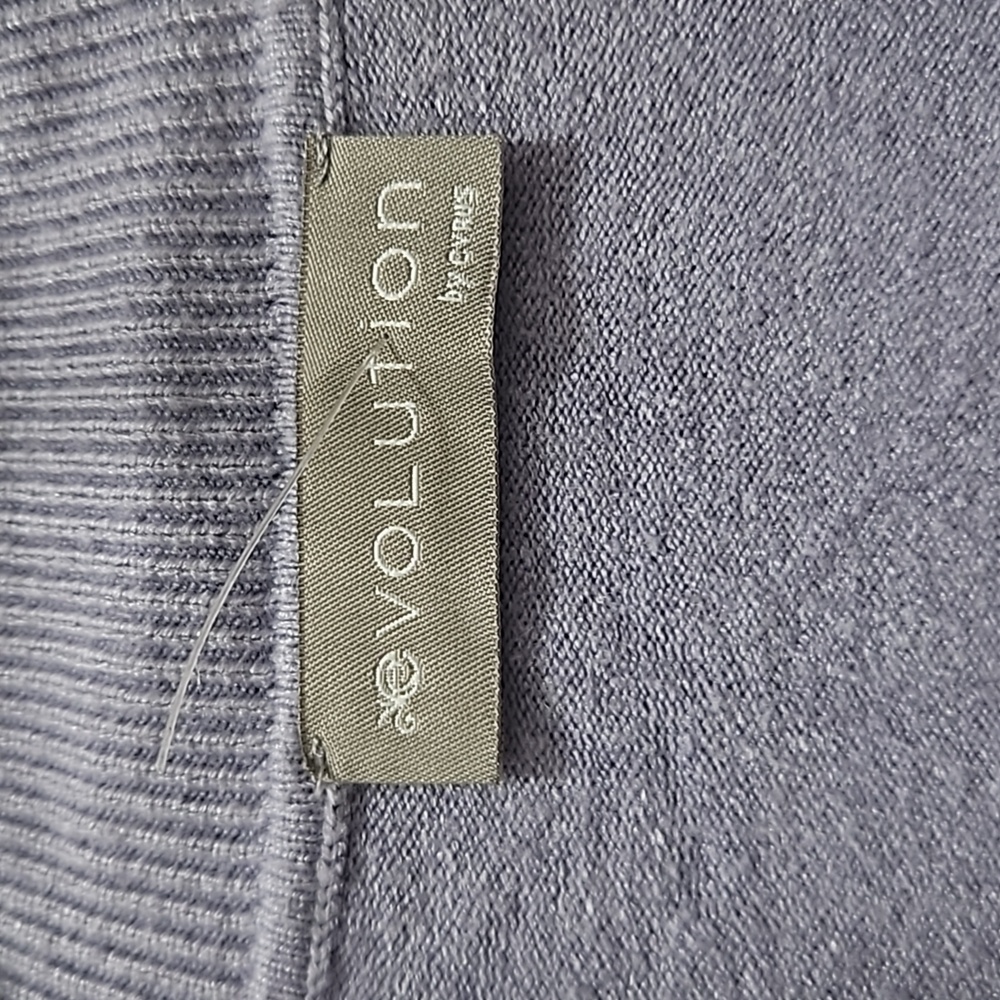 *NWT* Evolution by Cyrus Scalloped Trim Cardigan Sweater - Picture 4 of 8